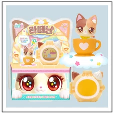 WishCat Figure LATTEMEOW Korean Animation Wish Cat Toy 2024 New