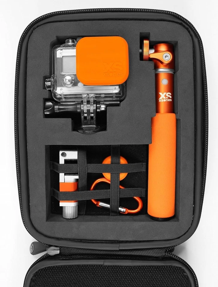 GoPro Hero Camera U-Shot Pre-Cut Foam Inlay Soft Case + Power Bank Red (L) - Image 3 of 4