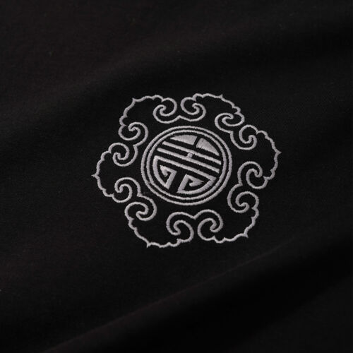 Niepce Men's Japanese Embroidered Tee Urban Streetwear Short Sleeves T-shirt - Picture 43 of 69