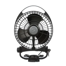 748CABBX Caframo Bora Fan 12V 3-Speed 6" Diameter Wall Mount Head Tilt Black