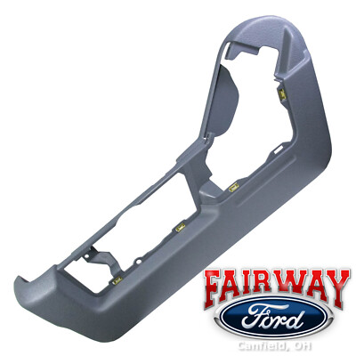 11 thru 14 F-150 OEM Ford Driver Seat Trim Cover Shield Steel Grey