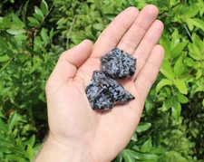 Indigo Gabbro Rough Natural Stones: Choose How Many (Mystic Merlinite Crystals)