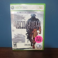 Battlefield: Bad Company 2 Microsoft Xbox 360, 2010 Limited Edition Complete