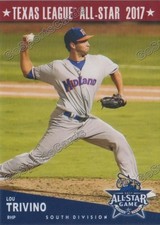 2017 Texas League All Star S Lou Trivino RC Rookie Oakland Athletics