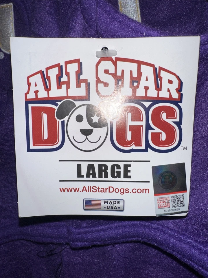 Флисовая футболка LSU Tigers Louisiana State University размер большой новая с бирками - Изображение 3 из 4