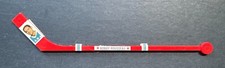 1970-71 Bobby Rousseau Post Red Mini Stick + Puck NHL Hockey Canadiens Rangers