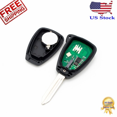 2 llaveros sin llave sin corte para 2008 2009 2010 2011 2012 Jeep Liberty 2013 control remoto - Imagen 3 de 12