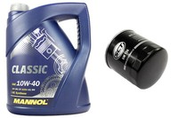 MotoröL ÖLfilter SM136 Set 10W40 5 Liter FüR Audi 100 A6 Avant VW Transporter IV