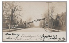 RPPC Upsal Street View PHILADELPHIA PA Real Photo Postcard