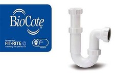 Polypipe Tubular Swivel Trap �P� (Adjustable Telescopic) 32mm. 75mm Seal WT64