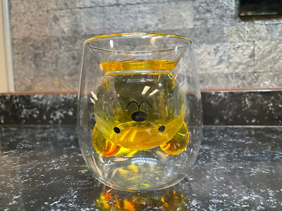 Bear Kids Tea Cup Coffee Drink Double Wall Glass Insulated Espresso