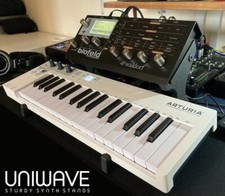  UNIWAVE WALDORF BLOFELD / PULSE 2 + ARTURIA KEYSTEP Dark VALCHROMAT doppio supporto 