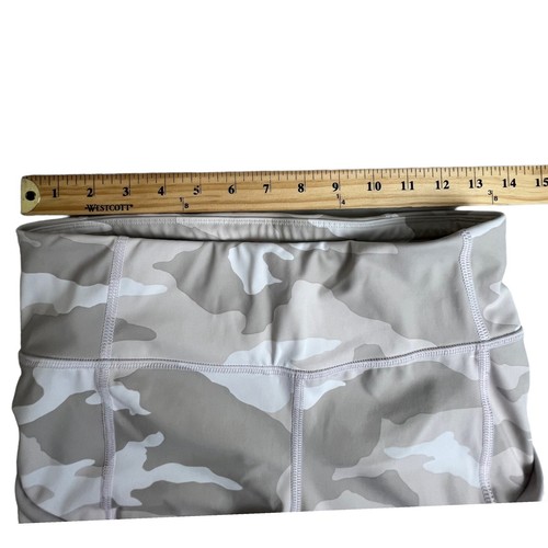 Athleta Womens Tan Camo Contender 7/8 Tight Small Zip Pockets #405480 - Picture 4 of 9