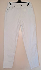 Levi 551 Damen Tapered Jeans weiß Größe 14 lang 32 x 32 Zoll