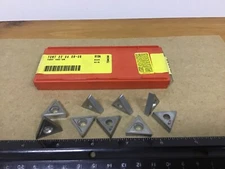New Qty (9) Sandvik Carbide Turning Inserts TCMT 432-UR, Grade H13A