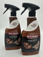 Lot Of 2 - Weiman Leather Conditioner, Cars, Boats, Trucks, Furniture, Shoes