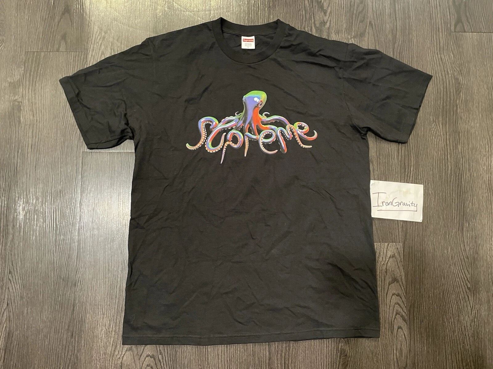 Tee shirt Supreme Octopus taille L grand SS18