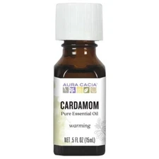 Aura Cacia Cardamom Pure Essential Oil .5 fl oz (15ml)
