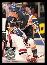Nelson Emerson #269 1991-92 Pro Set Platinum St. Louis Blues