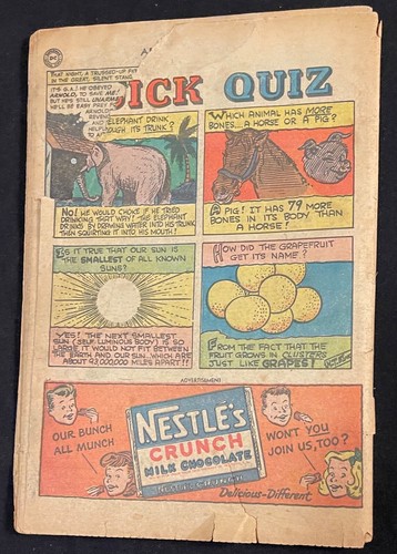 coverless ADVENTURE COMICS #165 Jun 1951 with duplicated cover - Picture 12 of 13