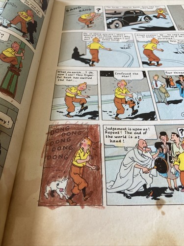 The Shooting Star - Adventures Of TinTin By Herge (1961 Methuen 1st Edition) - Picture 12 of 12
