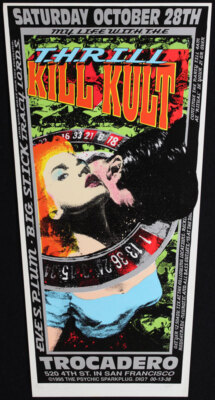 My Life With The Thrill Kill Kult Trocadero SF 1995 Poster Psychic