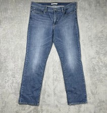Levis 314 Jeans Womens Size 34 W34 L32 Shaping Straight Stretch Pants
