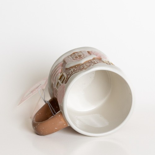 Peppermint & Pine Gingerbread House Mug Pink Pastel NWT - Picture 8 of 16