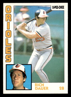 Rich Dauer 1984 O-Pee-Chee  Card #374 Baltimore Orioles
