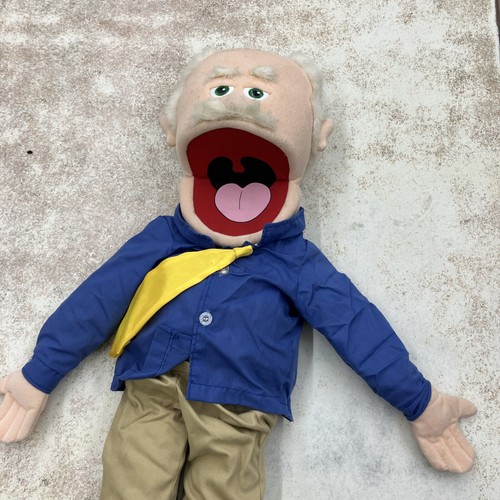 25" Pops, Peach Grandfather, Full Body, Ventriloquist Puppet By Silly Puppet