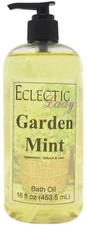 Garden Mint Bath Oil  - Scented Body Oil - Relaxing & Moisturizing Bathing Oil