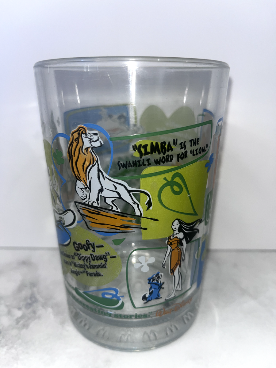 McDonalds Walt Disney World 100 Years of Magic Goofy Simba Drinking Glass |  eBay
