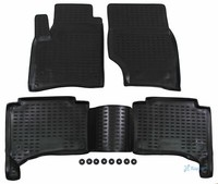 GummifußMatten Gummimatten 3D Passend FüR Porsche Cayenne 2002-2010 4 Tlg