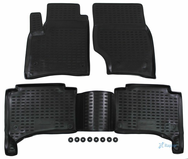 GummifußMatten Gummimatten 3D Passend FüR VW Touareg 2002-2010 4 Tlg-image