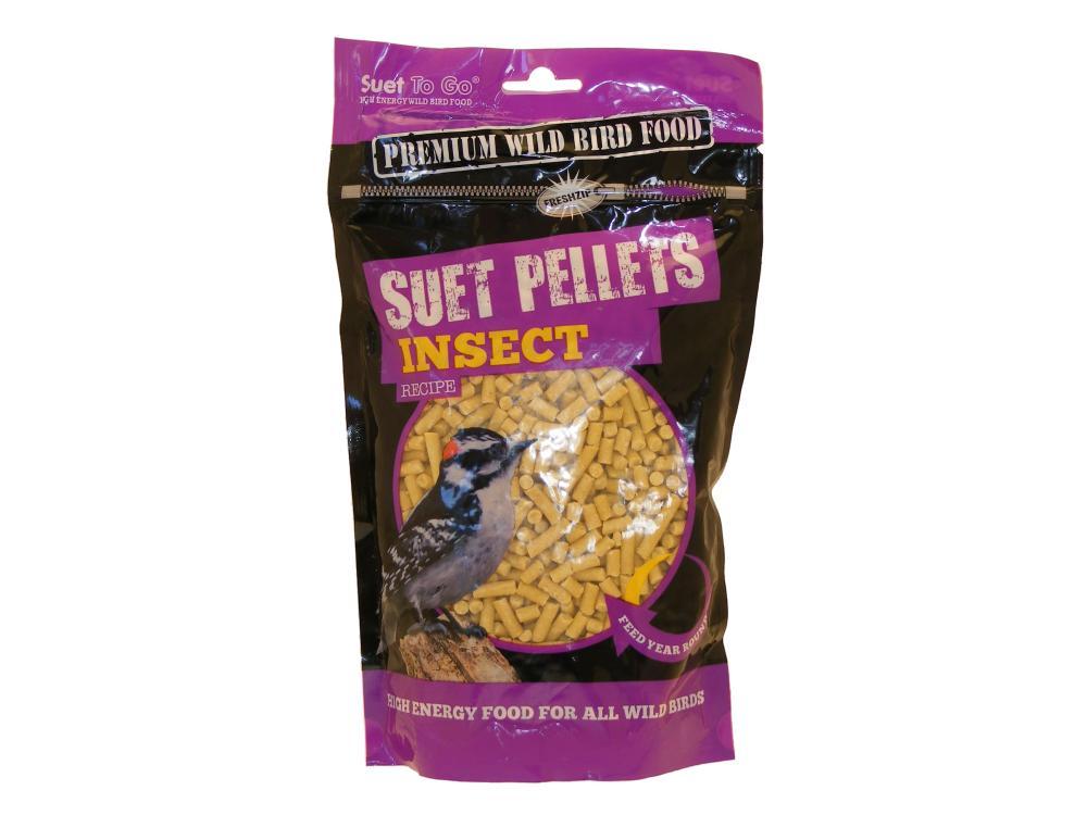 Insect Suet Pellets 550g Nutritious Wild Bird Food Suet to Go High