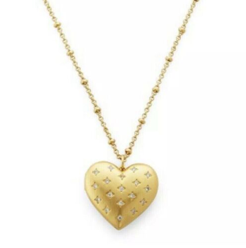 Kate Spade New York Gold My Precious Heart Locket Pendant Necklace New - Picture 10 of 11