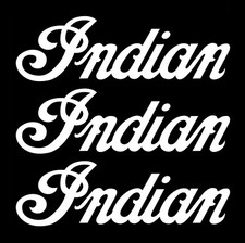 INDIAN MOTORCYCLE STICKER DECAL CAR TRUCK WINDOW WALL - Any Size Any Color