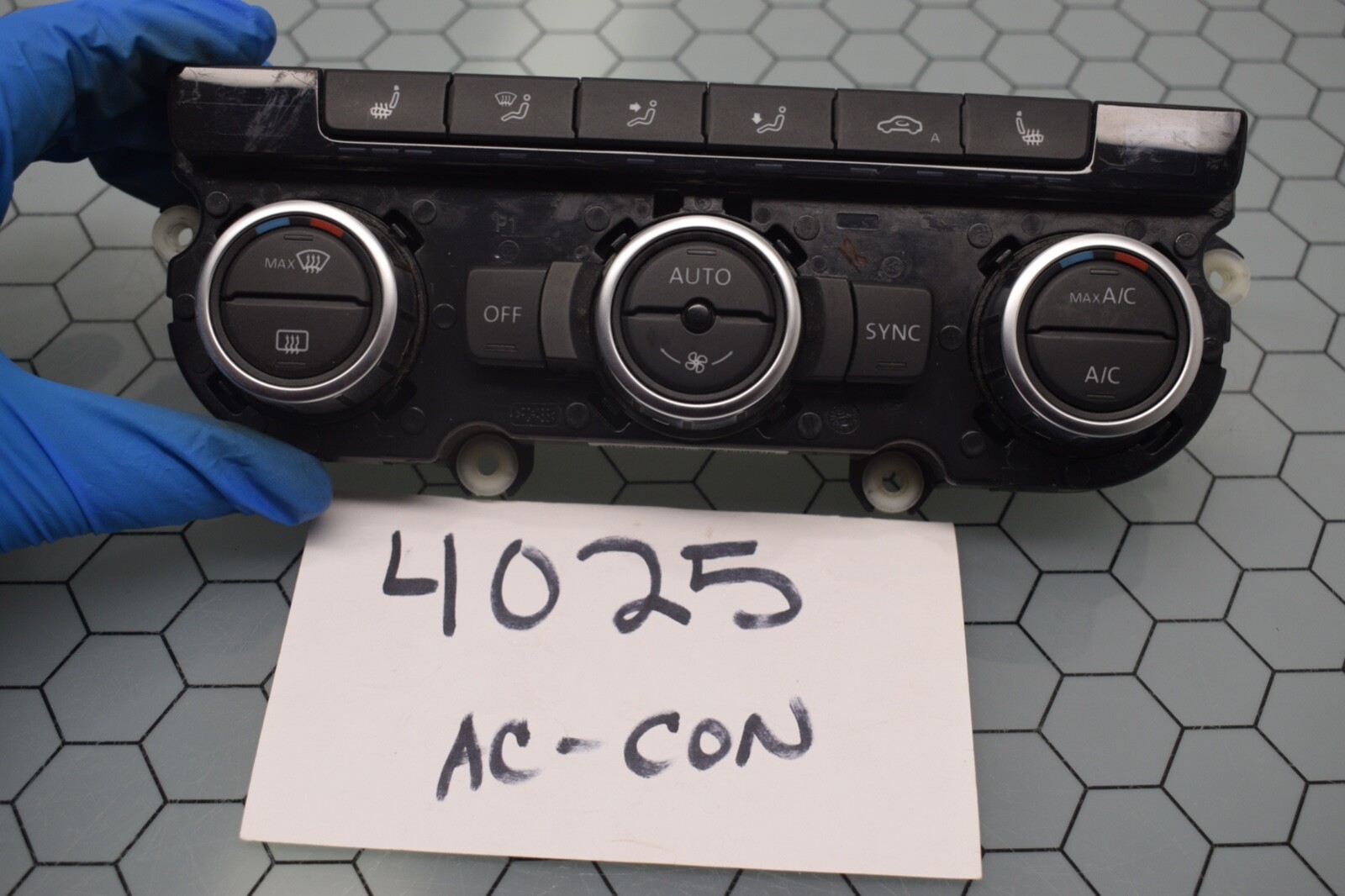 13 14 15 16 17 Volkswagen CC AC and Heater Control Used Stock #4025-AC