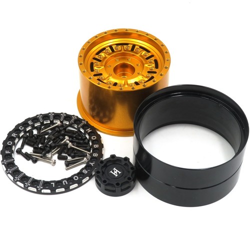 2x RC Allloy 2.2 beadlock wheels Rims For RC Crawler Trx4 Scx10 Capra Ryft Gen8 - Picture 10 of 53