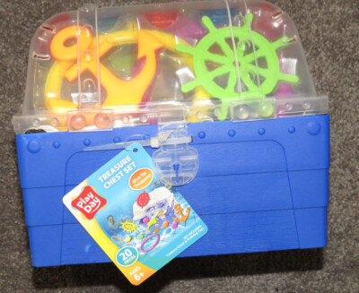 Play Day Pool Toy Dive Set Treasure Chest Swim Travel Bath NWT
