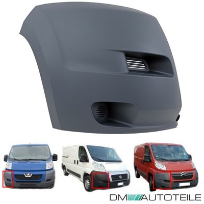 Fiat Ducato 250 Boxer Jumper Stoßstangenecke vorne Rechts Stoßstange Grau 06-14