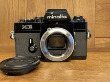 Rare Full work : Mint Minolta XE ( XE-1 XE-7 ) Black Film Camera Body From JPN