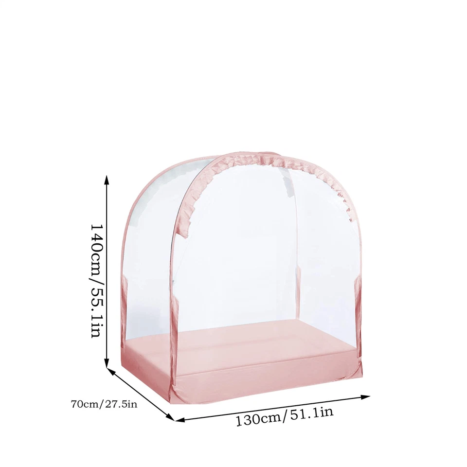 Tienda de Cuna Malla Transpirable Tienda de Cuna, Tienda de Cuna Pop Up Toldo Suministros de Protección Foto 4 de 4