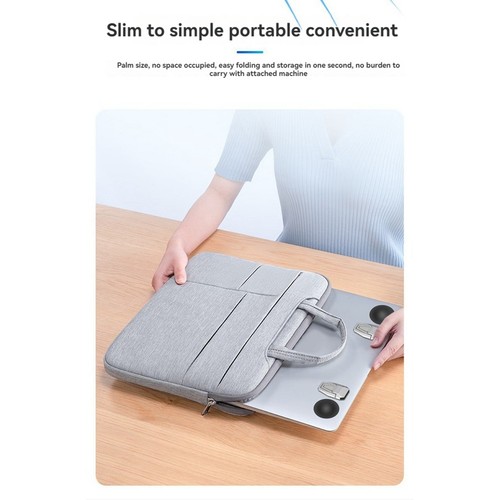 Support Portable pour Ordinateur Portable, Pliable, Élévateur Invisible pour Ordinateur Portable avec 2 Réglages8669 - Photo 5/6