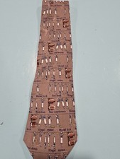 Nicole Miller 1995 Football Themed 100 Silk Kneck Tie