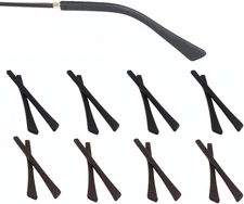 Eyeglass Replacement Temples,Silicone Glasses End Tips Ear Sock Pieces Sleeve fo