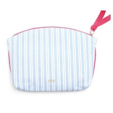 Ipsy January 2019 Recharge Stripe Canvas Makeup Bag Cosmetic Case New NWOT