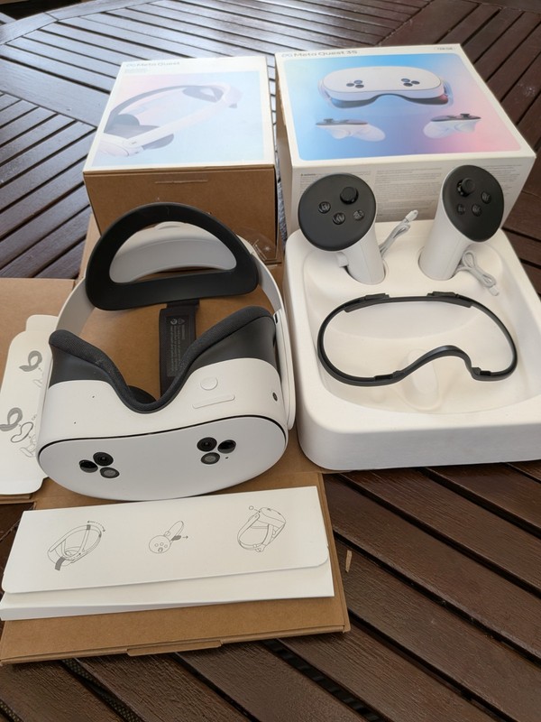 Meta Quest 3S  VR Headset with ELITE HEAD STRAP.