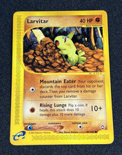 Larvitar 89/147 Aquapolis Non Holo Common Pokemon Card LP e-Series