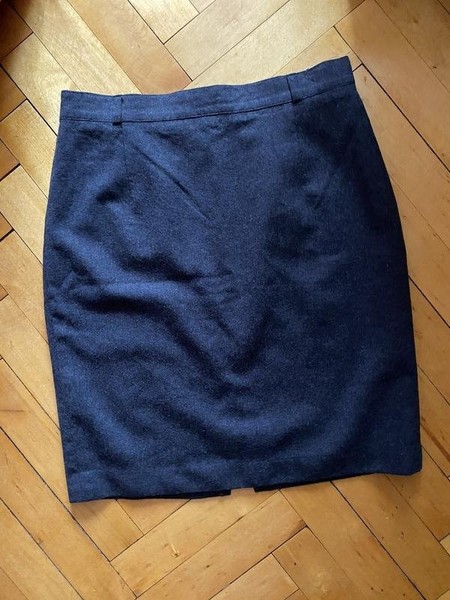 Women Gerry Weber Skirt Grey Wool 36 / S / 44